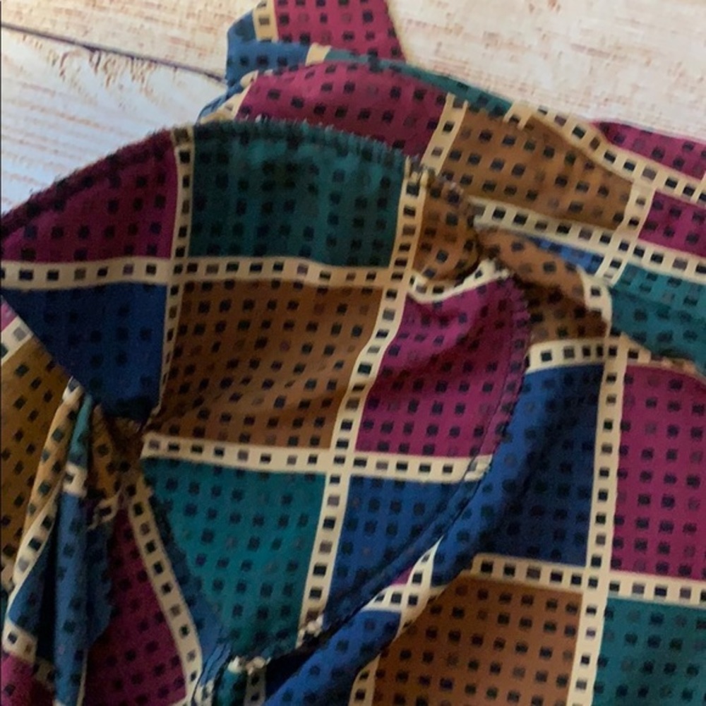Vintage Alfred Dunner size 16 petite button up - Picture 6 of 7